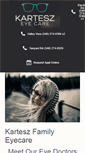 Mobile Screenshot of karteszeyecare.com